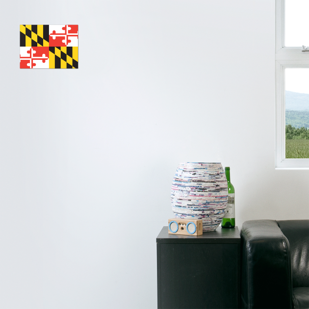 Maryland State Flag by stayfrostybro